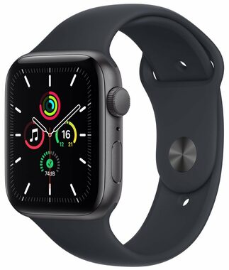Apple Watch SE GPS 44mm Space Grey, Midnight Sport Band